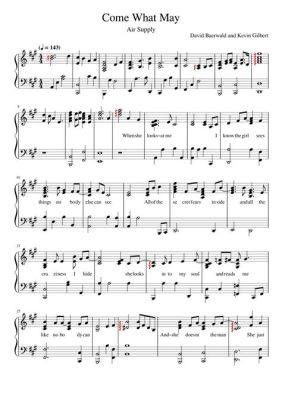 come what may sheet music: The Role of Emotion in Writing